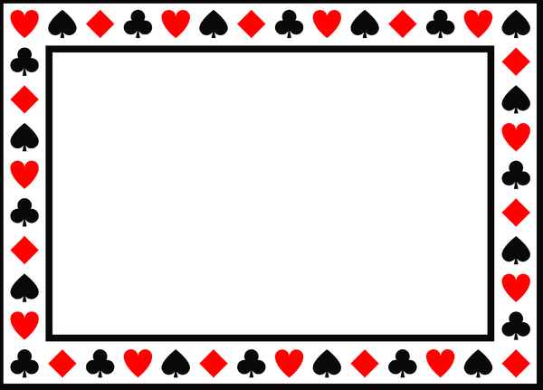 free clip art borders playing cards - photo #41