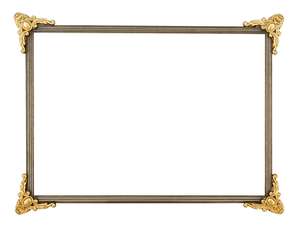 Gold Corners Metal Frame