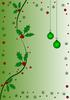 Christmasballs with holly