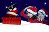 Kids looking at Santa