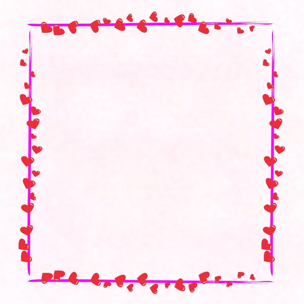 Valentine Heart Borders