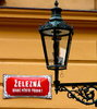 Prague street lamp