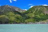 Lake and mountains