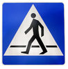 Pedestrian crossing sign