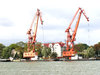 Port cranes