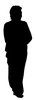A man walking