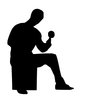 Sitting man
