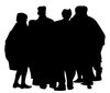 Crowd silhouette