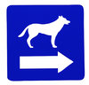 Dog sign