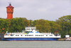 A ship in the port