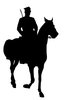 Soldier on horse