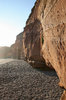 Red cliff face