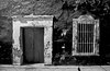 Door and window B&W