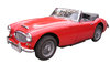 Old red sport car