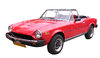 Red cabrio