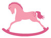 Pink Rocking Horse