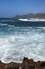 Surging sea