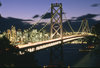 Golden Gate at night