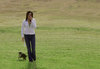 Woman and Puppy