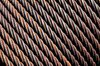 Rusted metal cable
