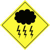 Weather warning sign 1