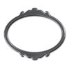 Oval decorative picture frame 