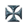 Isosceles cross pictogram 2
