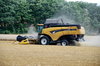Combine harvester by the work 