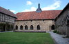 Courtyard of medieval monaster