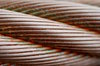 Heavy and rusty tow steel line