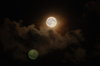 Moon between the clouds 2