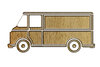Pickup truck pictogram 1