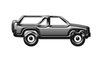 Off-road vehicle pictogram 2