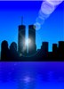 New York City skyline with Wor