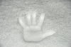 Hand-mark on the snow