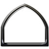 Gothic stylized picture frame 