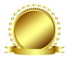 Gold Metal, Seal or Stamp with