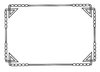art nouveau frame sketch