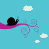 Cartoon snail