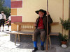 local in traditional costume