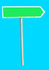 A sign