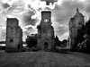 brambletye house b & w