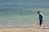 Boy by the lake