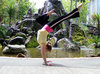Handstand girl