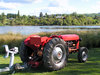 Red tractor