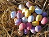 eggs on straw