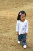 on dry grass