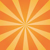 Orange Sunburst