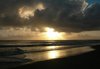 at sunset