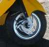 yellow scooter